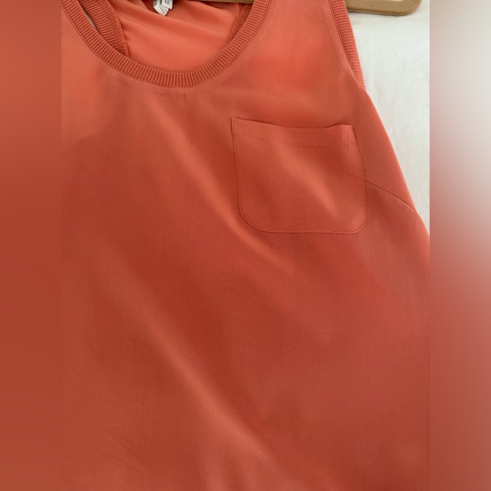 Joie coral silk racer tank size Medium - Picture 7 of 7
